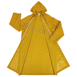 Meilleur imperméable veste robuste pvc polyester jaune imperméable agriculture agriculture agriculture mineurs imperméables pour adultes - Product Image 4
