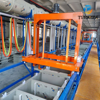 Machine de galvanoplastie entièrement automatique pour le zincage, équipement de galvanisation, équipement de placage électrolytique des métaux