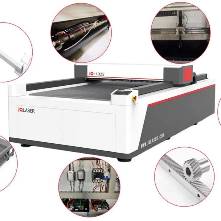 JQLaser pemotong akrilik 150w 300w MDF, mesin pemotong ukiran Laser CO2 1325 1530 Format besar harga pabrik