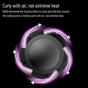 Nuovo Asciugacapelli Ionico ad Alta Velocità 1200W in Plastica per Uso Domestico, 5-in-1 con Motore BLDC, Arricciacapelli Elettrico Automatico, Piastra Lisciante e Pettine Volumizzante - Product Image 2