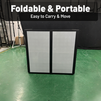 Scène DJ portable pour soirées en boîte de nuit, plateforme de scène en aluminium pour installation de cabine DJ lors d'événements