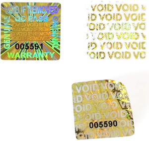 Chất lượng tốt nhà máy trực tiếp tùy chỉnh 3D Hologram dán chống Làm xáo trộn không thấm nước PET dán cho Mascara ở mức giá thấp - Product Image 2