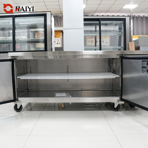 Commercial Kitchen Workbench Refrigerator Chiller Vertical Meat Vegetable Kitchen Worktop <b>Freezer</b> for Kitchen - Product Image 2