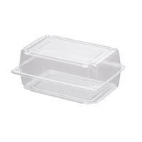 Boîte d'emballage transparente en plastique PET Modèle X342 pour gâteaux traditionnels, pâtisseries occidentales et pâtisseries à emporter
