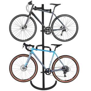 Support de stationnement de vélo sur pied, support de rangement de vélo peut contenir deux vélos - Product Image 1
