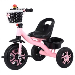 Vélo d'équilibre 3-en-1 RHS en plastique et métal pour bébé, tricycle à pédales, <span class=keywords><strong>jouet</strong></span> d'extérieur à 3 roues pour 2-7 ans - Product Image 1