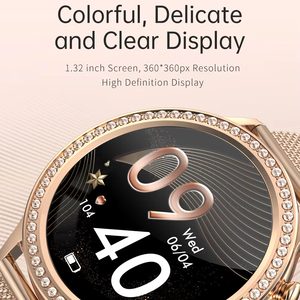 <span class=keywords><strong>Smartwatch</strong></span> Impermeabile IP67 per Uomo e <span class=keywords><strong>Donna</strong></span>, Display AMOLED, Fitness Tracker, Funzione di Risposta alle Chiamate, Sistema Operativo Android, <span class=keywords><strong>Cinturino</strong></span> in Diversi Colori - Product Image 2
