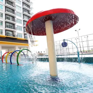 Roterend Sprenkelend Champignonzwembad Interactief Verwarmend Sproeiend Waterpark Speeltuin Projectie Amusement