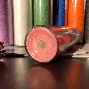 Vela de decoración de fiesta creativa Arco Iris nuevo degradado colorido barco redondo religioso boca ancha tarro de vela de <span class=keywords><strong>cristal</strong></span> de color transparente - Product Image 6