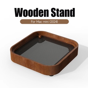 2025 cho Mac Mini M4/M4 Pro <span class=keywords><strong>Bracket</strong></span> núi gỗ dock đứng chống bụi làm mát chống trượt Tính năng cần thiết Máy tính để bàn máy tính bảng pcs - Product Image 6