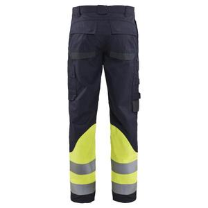 Blaklader-149115128933D104 APC 2 multinorm กางเกงสีกรมท่า/Hi-Vis เหลือง-EAN กางเกงทำงาน7330509934555 - Product Image 2