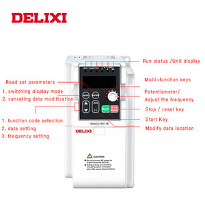 ไดรฟ์ AC Delixi EM60 380V 3.7Kw 3 เฟส อินพุต <span class=keywords><strong>Voltronic</strong></span> สำหรับปั๊ม - Product Image 3