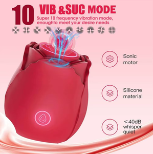 Vibrateur Rose pour Femmes en Gros, Vibrateur Clitoridien à Succion, Jouet Sexuel Rose, Stimulateur <span class=keywords><strong>de</strong></span> Mamelons, Logo Personnalisé - Product Image 4