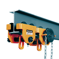 Offre Spéciale 5ton à bas prix orange rouge tout chariot à faisceau uni de couleur personnalisée 0.5 à 10ton avec palan pour le transport