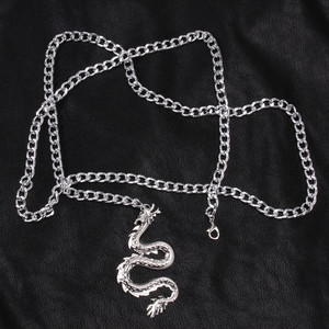 Chaîne de corps Dragon en alliage de zinc, or et argent, unisexe, bijoux de mode décontractés Y1389 - Product Image 3
