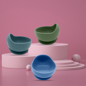Plato de Silicona de Grado Alimenticio Libre de BPA para Bebés, Antideslizante e Impermeable, Vajilla Infantil para la Hora de Comer - Product Image 1