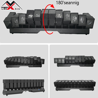 12*60W Schwenkstrahl-Moving-Head-Licht RGBW 4-in-1 Thousand Arms Guanyin LED mit Edelstahl DMX-Steuerung Hoher CRI 90