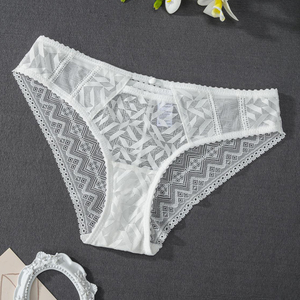 Groothandel Evenyoung Romantisch Nieuw Bloemenkant Door Middel Van Voile Hipster Slipje Ondergoed Tienermeisjes In T Back Slipje Hipster Slips - Product Image 5