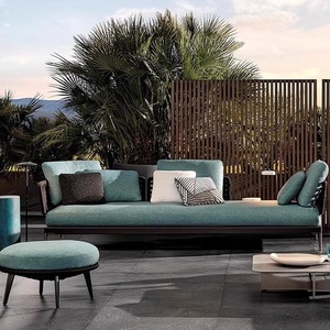 Ensemble de canapés de <span class=keywords><strong>jardin</strong></span> en rotin Shunhuang au design nordique moderne avec coussins pour villa, cour, gîte, <span class=keywords><strong>jardin</strong></span>, <span class=keywords><strong>salon</strong></span>, bureau - Product Image 4