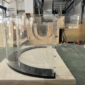 Fabriek Groothandelsprijs Kunstmatige Vis <span class=keywords><strong>50</strong></span> <span class=keywords><strong>Gallon</strong></span> <span class=keywords><strong>Aquarium</strong></span> Gebogen <span class=keywords><strong>Aquarium</strong></span> 4ft - Product Image 3