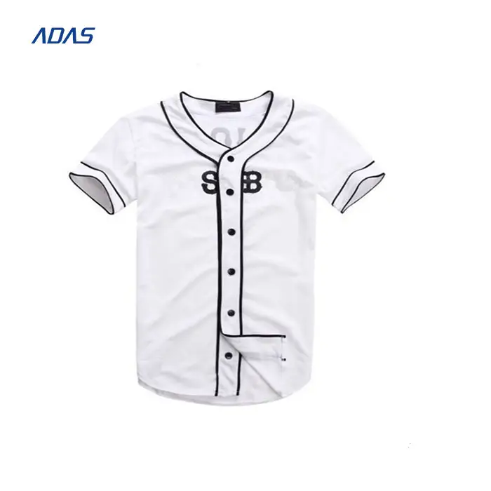 Mens Kemeja Baseball Jersey Kemeja Dijual Pria Kulit Putih Polos Baju Baseball & Softball Kustom Disublimasikan Baseball Jerseys Pria Disesuaikan