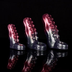 2024 nuovo Design del pene manicotto Extender Silicone Dildo per gli uomini ingrandimento fantasia giocattoli sessuali - Product Image 5