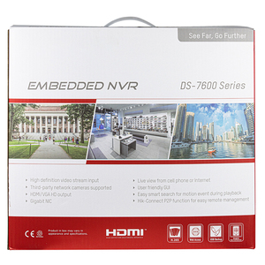 HIK H.265 + 8CH 16CH phát hiện chuyển động 1U 4K 16 POE NVR 2Sata max 8TB Mạng ghi <span class=keywords><strong>video</strong></span> - Product Image 5