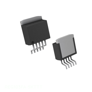 TO 263 6, D2PAK (5 fils + languette), TO 263BA Circuit intégré de gestion de l'alimentation (PMIC) REG LIN 5V 500MA DDPAK/TO263 REG103FA-5KTTT En stock - Product Image 1