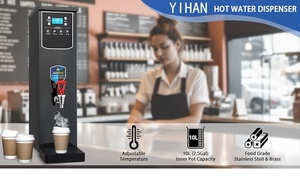 Chauffe-eau électrique instantané commercial <span class=keywords><strong>10L</strong></span> en acier inoxydable grande capacité vertical intelligent avec fonction maintien au chaud pour hôtel - Product Image 6