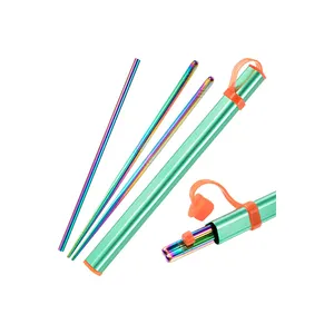 Vajilla de color especial reutilizable con logotipo personalizado, <span class=keywords><strong>palillos</strong></span> de titanio y metal de acero inoxidable respetuosos con el medio ambiente - Product Image 4