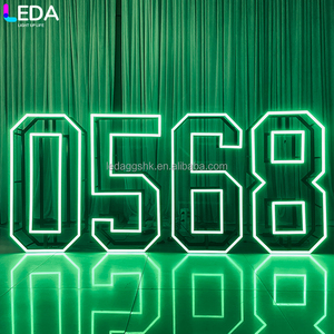 LEDA Outdoor Event Part Customized Foldable RGB <b>Marquee</b> Numbers <b>Light</b> Up Letter Sign for Wedding - Product Image 3