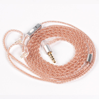 KBEAR 4 Core Copper Upgrade 2PIN QDC MMCX TFZ Kabel Audio Pengganti yang Dapat Dilepas untuk Headphone HiFi Earbuds Headset