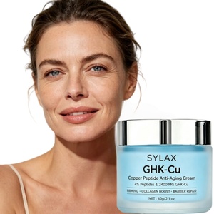 Crème au peptide de cuivre GHK-Cu bioactif à 4 %, 2400 mg, hydratant anti-âge, raffermissant visage et cou, élasticité, anti-rides, naturel - Product Image 4