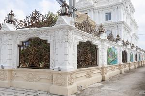 Panneaux de clôture haut de gamme en fer forgé, écologiques, avec cadre galvanisé et peint, modélisation 3D, pour villa, jardin, résidence - Product Image 4