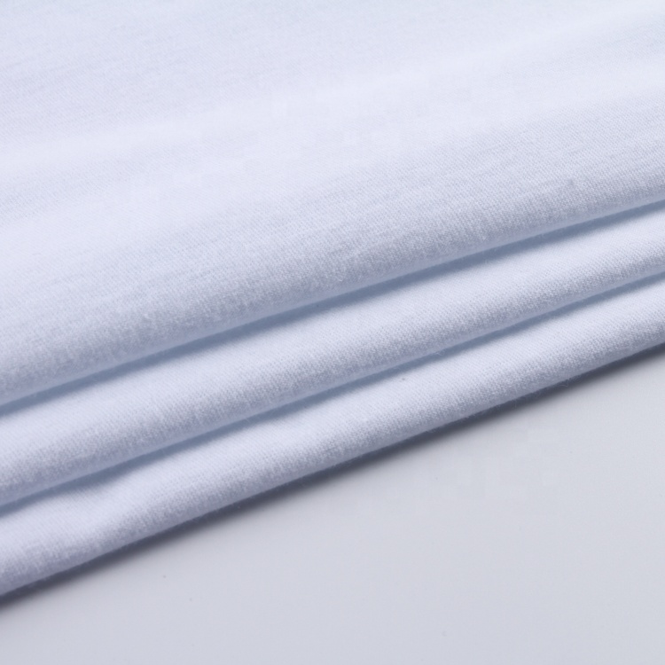 Новое поступление, хорошее кислотостойкое белое трикотажное полотно из 100% хлопка для одежды