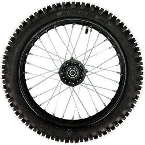 Roue de moto avec chambre <span class=keywords><strong>à</strong></span> air et jante 2.50-14 60/100-14, jante en acier 1.4x14, axe de 15 mm, pour Pit Bike, Dirt Bike, Cross Bike 50-160cc - Product Image 1