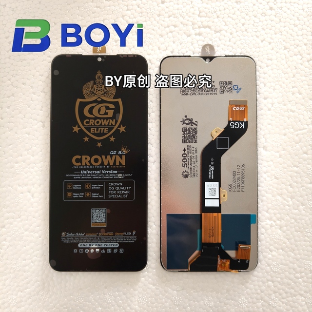 Crown Lcd for Itel Tecno Infinix KG5K BF6 X6511C Spark Go 2023 BF7 POP 7 8 Smart 6 Wholesale Mobile Phone LCD Display LCD Screen