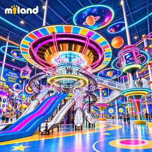 Parque de Diversiones Interior Chi1 <span class=keywords><strong>Dren</strong></span>, Parque de Atracciones Premium Llave en Mano, Tobogán Acuático, Tirolina para Jardín de Infancia, Cama Elástica, Guardería - Product Image 2