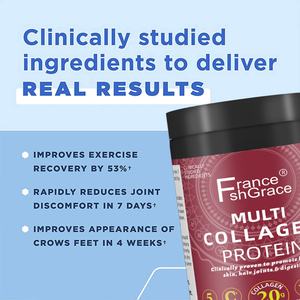 Colágeno en Polvo Premium con Vitaminas 350g, Suplemento para la Salud de Adultos, Proteína de Colágeno en Polvo - Product Image 5