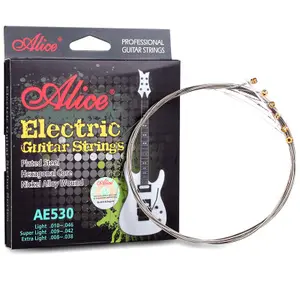 Factory Price Alice AE530-SL/L/XL Electric Guitar Strings High Grade Steel Core Wholesale Guitar Strings
