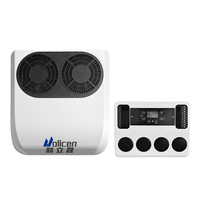 Climatiseur de toit silencieux 12V/24V 7000 BTU, adapté aux camions et fourgons, avec conception à faible bruit