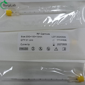 מחט RF חד פעמית עם קצה ישר/מעוגל 18G 16G אינטגרה לטיפול בכאב, קנולה RF וטרינרית - Product Image 1