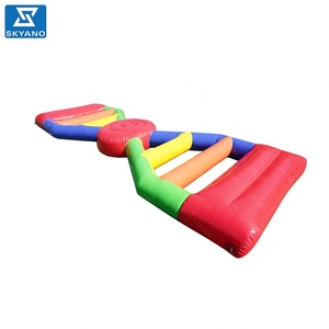 Pont aquatique <span class=keywords><strong>gonflable</strong></span>, jeu de parcours aquatique d'obstacles de parc de sports nautiques - Product Image 1