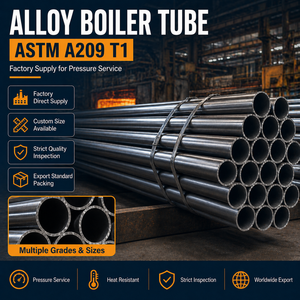 <span class=keywords><strong>Tube</strong></span> de chaudière en alliage ASTM A209 <span class=keywords><strong>T1</strong></span>, fourni par l'usine - Product Image 1