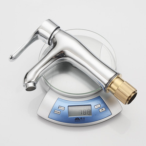 Copper Basin Faucet Single Handle Deck Mounted Ceramic Valve Core <b>Sink</b> Faucet - Product Image 3