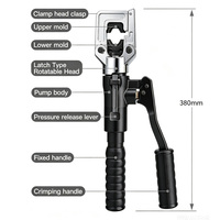 Herramienta de crimpado manual TUBO HP-240F, crimpadora eléctrica