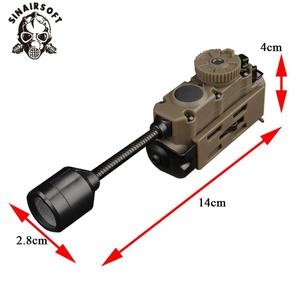 Lampe torche tactique FAST ARC Rail, lampe de casque multifonction en nylon, rouge/vert/bleu/blanc/IR, équipement de défense personnelle IFF - Product Image 3