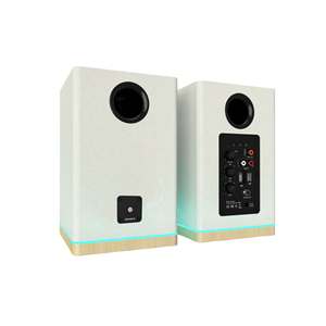 Altavoces de estantería HiFi BT5.0, 4 drivers, 100W, 2.0 canales, altavoz de karaoke con luz LED, entrada AUX USB para cine en casa y fiestas - Product Image 6