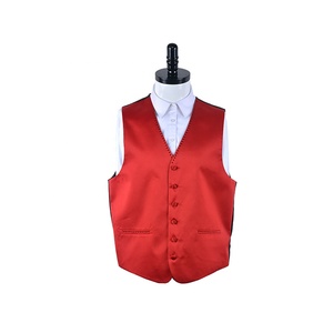 <span class=keywords><strong>Gilet</strong></span> <span class=keywords><strong>pour</strong></span> <span class=keywords><strong>homme</strong></span> en polyester tissé de dernière génération de la marque Dynastyle, <span class=keywords><strong>rouge</strong></span>, <span class=keywords><strong>pour</strong></span> <span class=keywords><strong>costume</strong></span> de mariage - Product Image 5