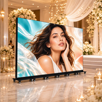 Écran d'affichage LED portable à 4 volets, affichage publicitaire numérique pliable, salons professionnels, événements et signalétique commerciale